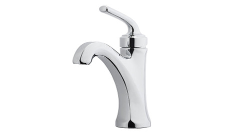 Price Pfister LG42-DE0C Arterra Single Handle Bathroom Faucet with Metal Pop-Up Drain - Polished Chrome