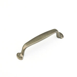 Schaub Traditional Door Pull 6" cc - Antique Nickel - 745-AN