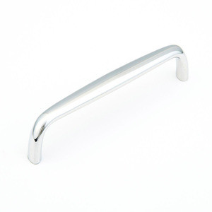 Schaub 737-26 Traditional Door Pull 6" cc - Polished Chrome