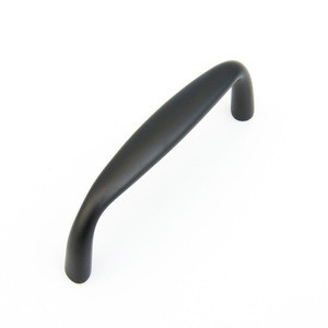 Schaub Traditional Door Pull 4" cc - Flat Black - 732-FB