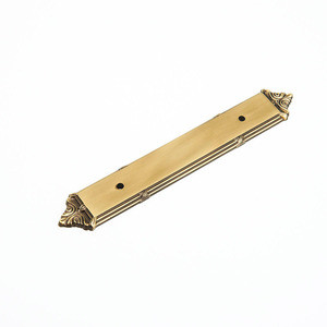 Schaub Versailles Backplate for Door Pull 96 mm (3.78") cc - Antique Light Polish - 763-ALP