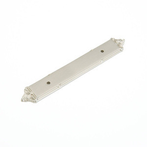 Schaub Versailles Backplate for Door Pull 96 mm (3.78") cc - Satin Nickel - 763-15