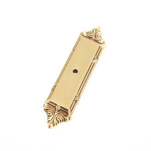 Schaub Versailles Backplate for Door Knob 4-1/4" - Antique Light Polish - 761-ALP