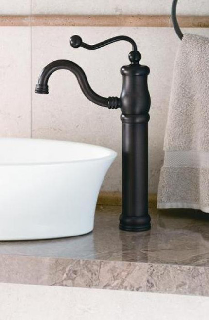 Cheviot Thames Overcounter Tall Vessel Lavatory Faucet - Brushed Nickel - 5296-BN