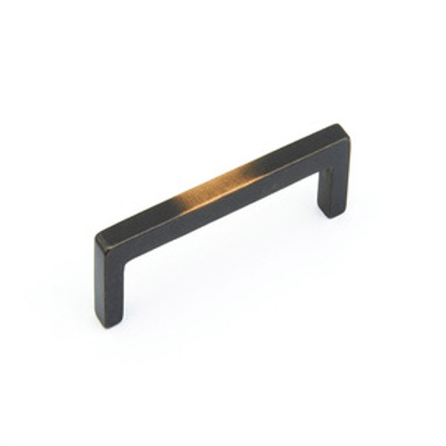 Schaub 788-4-AZ Vinci Door Pull 4" cc - Antique Bronze