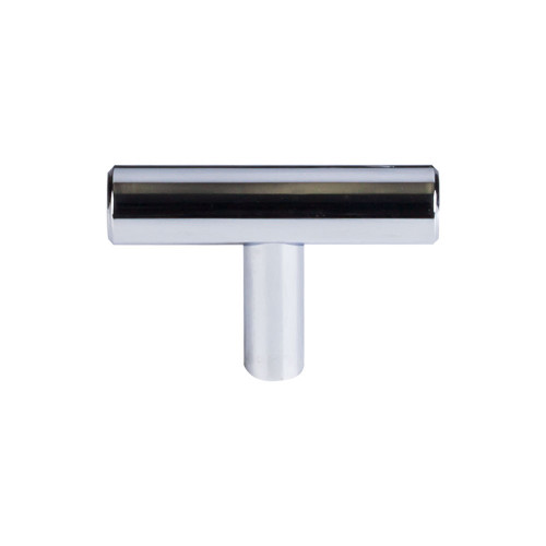 Top Knobs Hopewell 2" Length Bar Knob, Polished Chrome - M1887