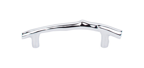 Top Knobs Aspen II Twig 3 1/2" Center to Center Bar Pull, Polished Chrome - M1961