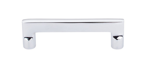 Top Knobs M1973 Aspen II Flat Sided Pull 4" (c-c) - Polished Chrome
