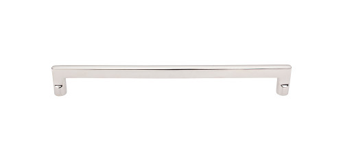 Top Knobs M1983 Aspen II Flat Sided Pull 12" (c-c) - Polished Nickel
