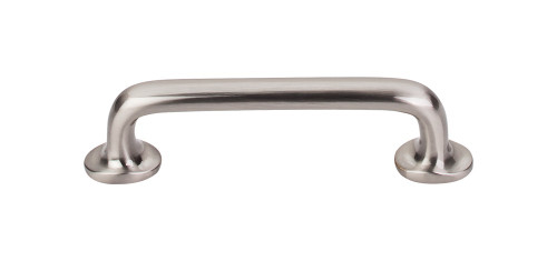 Top Knobs Aspen II Rounded 4" Center to Center Bar Pull, Brushed Satin Nickel - M1987