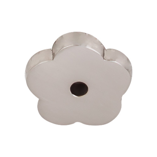 Top Knobs M2005 Aspen II Flower Backplate 1" - Brushed Satin Nickel