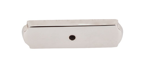 Top Knobs M2010 Aspen II Rectangle Backplate 2 1/2" - Polished Nickel
