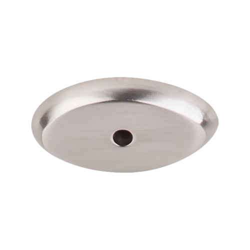 Top Knobs Aspen II Oval Backplate 1 1/2", Brushed Satin Nickel - M2011