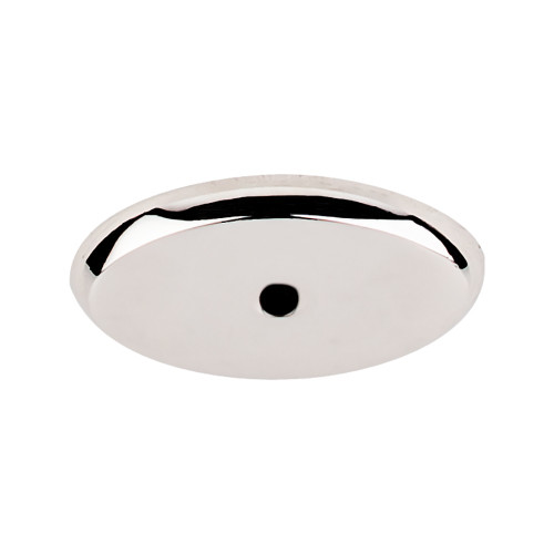 Top Knobs Aspen II Oval Backplate 1 3/4", Polished Nickel - M2016