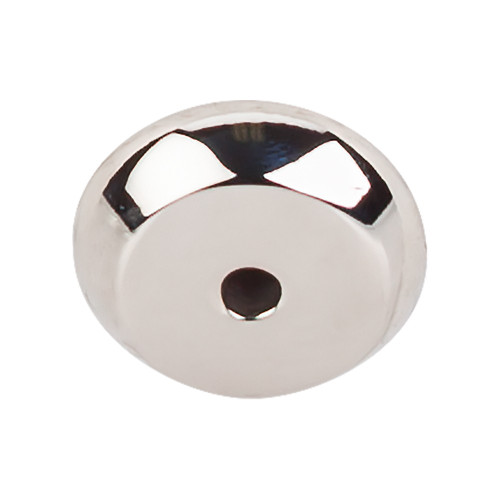 Top Knobs Aspen II Round Backplate 7/8", Polished Nickel - M2025