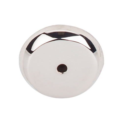 Top Knobs Aspen II Round Backplate 1 1/4", Polished Nickel - M2028