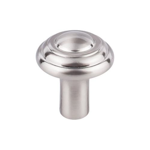 Top Knobs  M2032 Aspen II Button Knob 1 1/4" - Brushed Satin Nickel