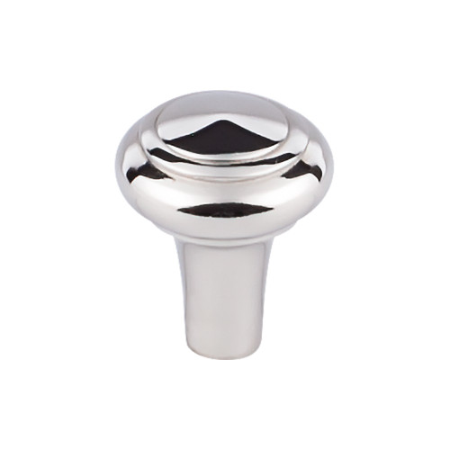 Top Knobs Aspen II Peak 1" Diameter Round Knob, Polished Nickel - M2040