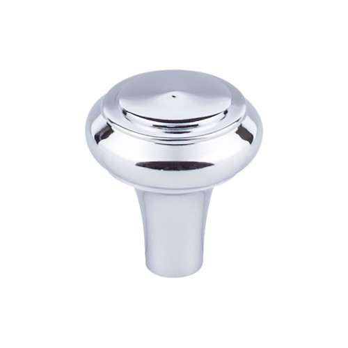 Top Knobs Aspen II Peak 1 1/4" Diameter Round Knob, Polished Chrome - M2042