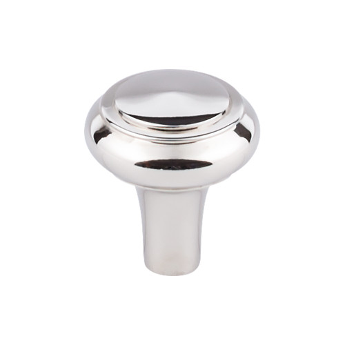 Top Knobs Aspen II Peak 1 1/4" Diameter Round Knob, Polished Nickel - M2043