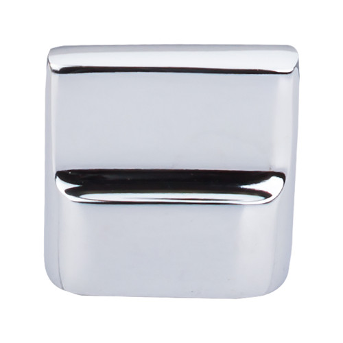 Top Knobs M2051 Aspen II Flat Sided Knob 7/8" (c-c) - Polished Chrome