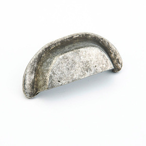 Schaub 775-DP Artifex Cup Door Pull 3-1/2" cc - Dark Pewter