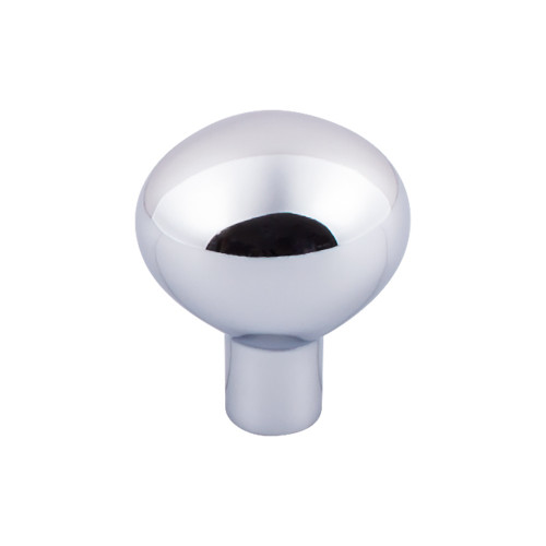 Top Knobs Aspen II Large Egg 1 7/16" Length Oval Knob, Polished Chrome - M2069