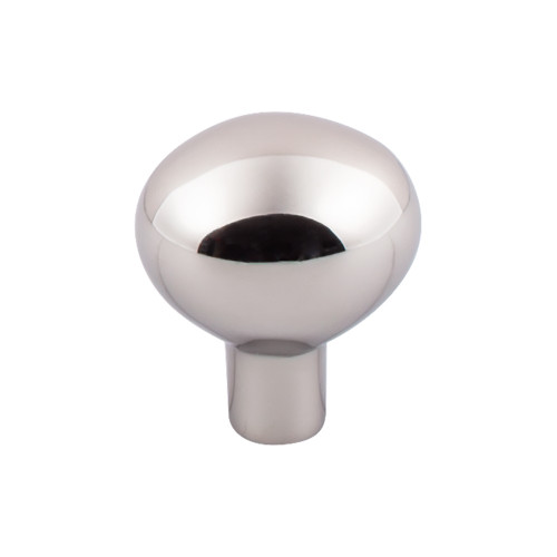 Top Knobs Aspen II Large Egg 1 7/16" Length Oval Knob, Polished Nickel - M2070