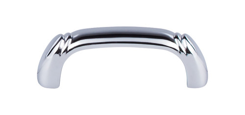 Top Knobs M2126 Tuscany Dover D Pull 2 1/2" (c-c) - Polished Chrome