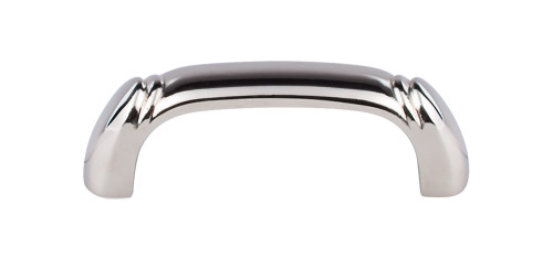 Top Knobs M2132 Tuscany Dover D Pull 2 1/2" (c-c) - Polished Nickel