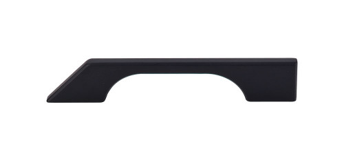 Top Knobs TK14BLK Sanctuary Tapered Bar Pull 5" (c-c) - Flat Black