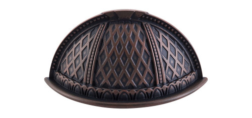 Top Knobs TK172PAR Trevi Cup Pull 2 1/2" (c-c) - Patina Rouge