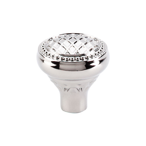 Top Knobs TK173PN Trevi Round Knob 1 5/16" - Polished Nickel