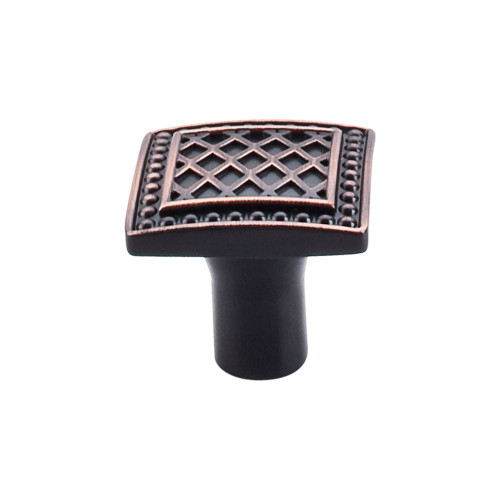 Top Knobs Trevi 1 1/4" Length Square Knob, Tuscan Bronze - TK174TB