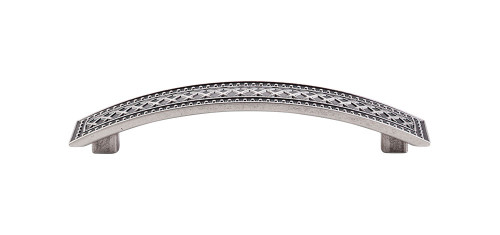 Top Knobs TK175PTA Trevi Crest Pull 5" (c-c) - Pewter Antique