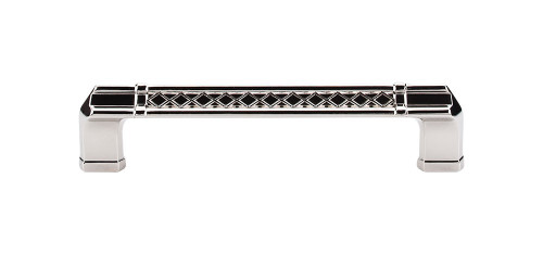 Top Knobs TK206PN Tower Bridge Pull 5" (c-c) - Polished Nickel