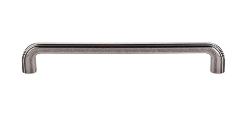Top Knobs TK224PTA Victoria Falls Pull 8" (c-c) - Pewter Antique