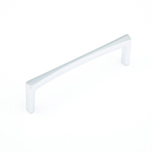 Schaub 502-26 Italian Contemporary Door Pull 6" cc - Polished Chrome