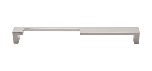 Top Knobs TK258BSN Sanctuary II Modern Metro Notch Pull A 9" (c-c) - Brushed Satin Nickel