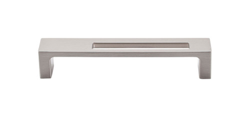 Top Knobs  TK266BSN Sanctuary II Modern Metro Slot Pull 5" (c-c) - Brushed Satin Nickel