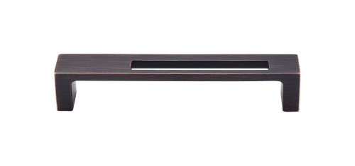 Top Knobs Sanctuary II Modern Metro Slot 5" Center to Center Bar Pull, Tuscan Bronze - TK266TB