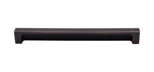 Top Knobs Sanctuary II Modern Metro 8" Center to Center Finger Pull, Tuscan Bronze - TK277TB