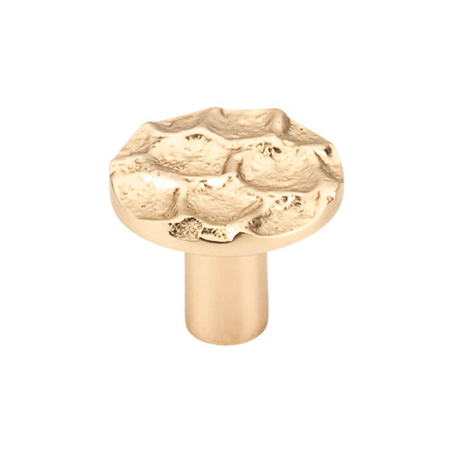 Top Knobs TK296BR Cobblestone Cobblestone Round Knob Medium 1 3/8" - Brass