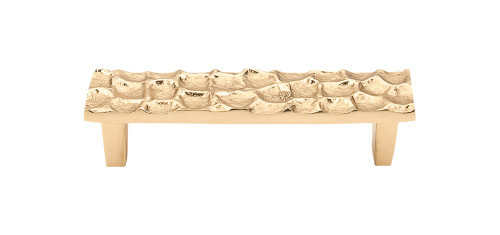 Top Knobs Cobblestone 3 3/4" Center to Center Bar Pull, Brass - TK304BR