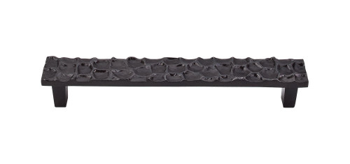 Top Knobs Cobblestone 6 5/16" Center to Center Bar Pull, Coal Black - TK306CB