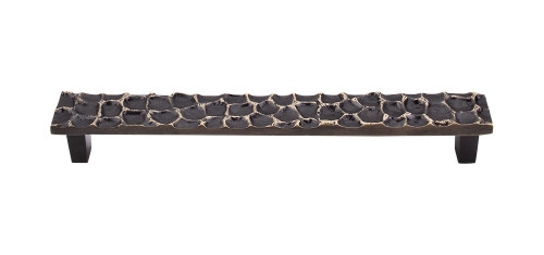 Top Knobs Cobblestone 7 9/16" Center to Center Bar Pull, Antique Brass - TK307BA