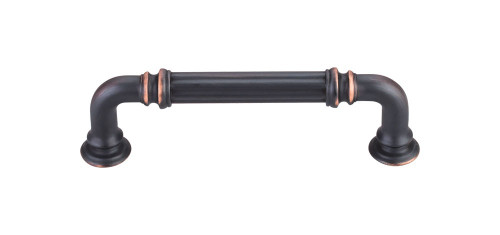 Top Knobs Reeded 3 3/4" Center to Center Bar Pull, Umbrio - TK322UM