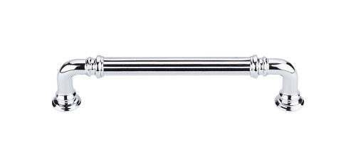 Top Knobs Reeded 5" Center to Center Bar Pull, Polished Chrome - TK323PC
