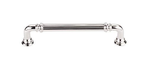 Top Knobs  TK323PN Chareau Reeded Pull 5" (c-c) - Polished Nickel