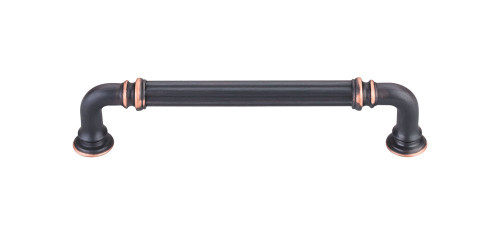 Top Knobs TK323UM Chareau Reeded Pull 5" (c-c) - Umbrio
